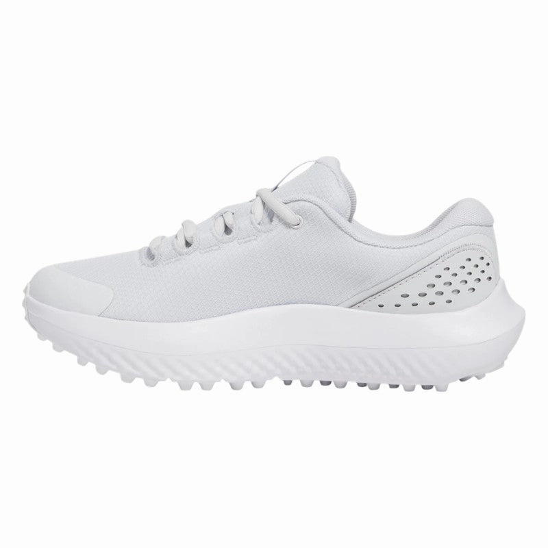 Ladies Under Armour Surge Golf Shoes 3028243 Trail Sneakers, Elastic Fit Shoes, Urban Casual Shoes