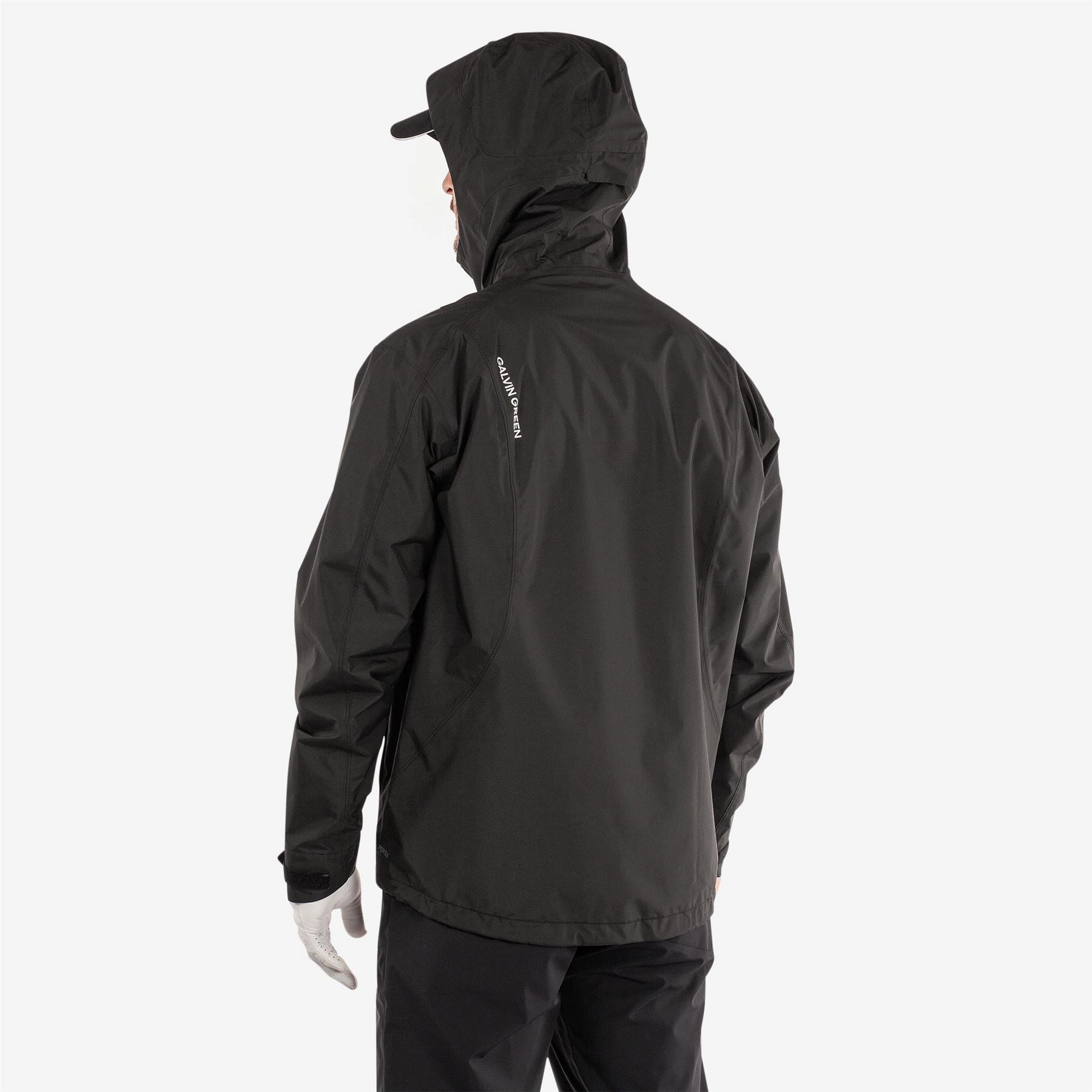 Akron PERTEX Waterproof Jacket Black Galvin Green Men's Apparel