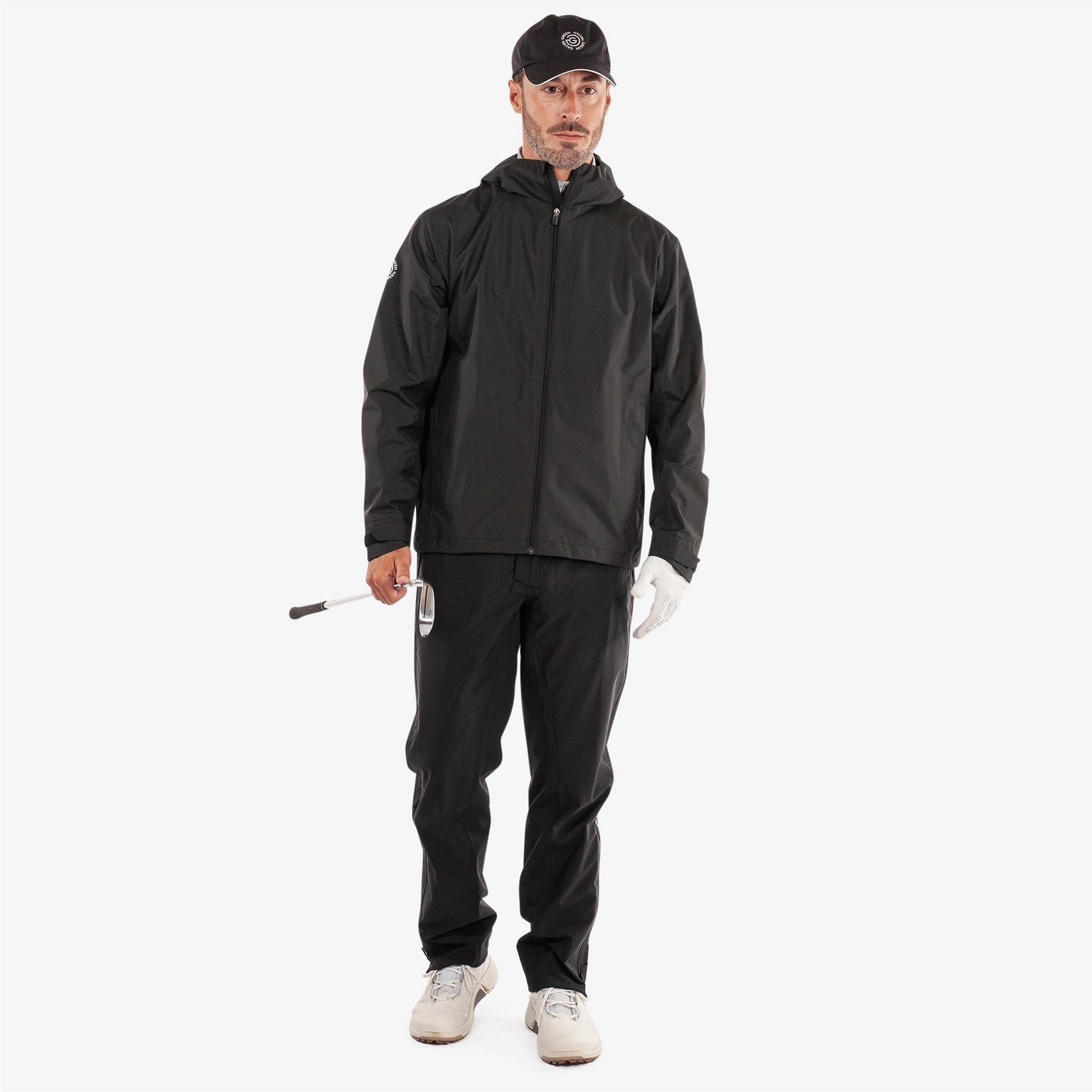 Akron PERTEX Waterproof Jacket Black Galvin Green Men's Apparel