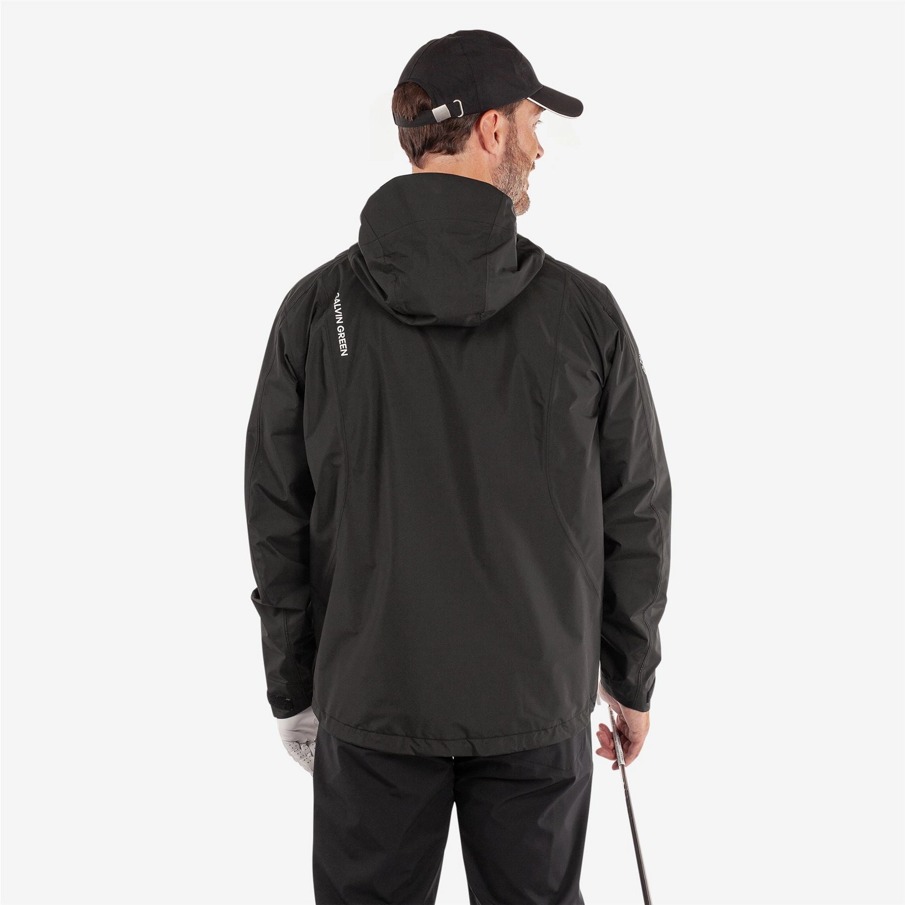 Akron PERTEX Waterproof Jacket Black Galvin Green Men's Apparel