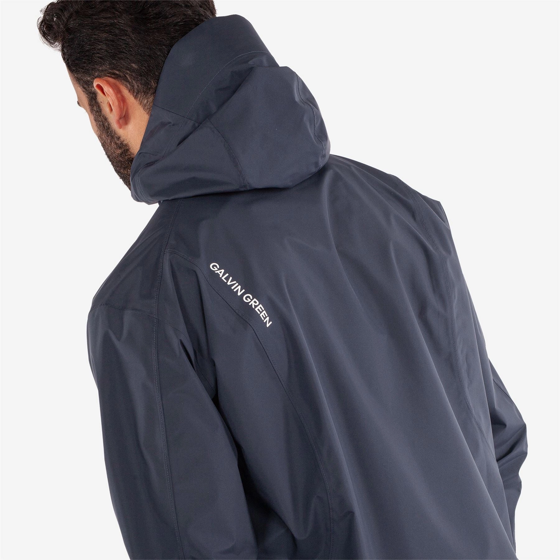 Akron PERTEX Waterproof Jacket Navy Galvin Green Men's Apparel