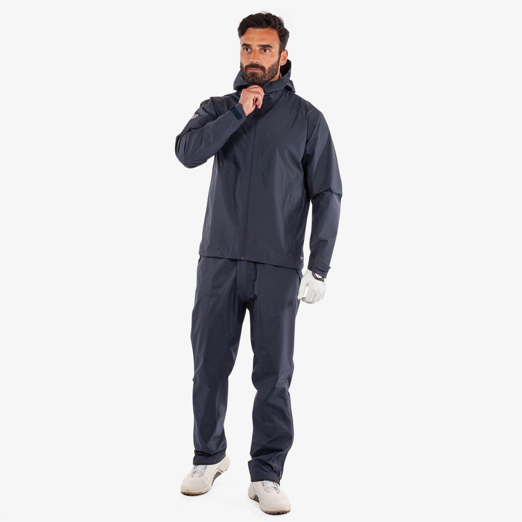 Akron PERTEX Waterproof Jacket Navy Galvin Green Men's Apparel