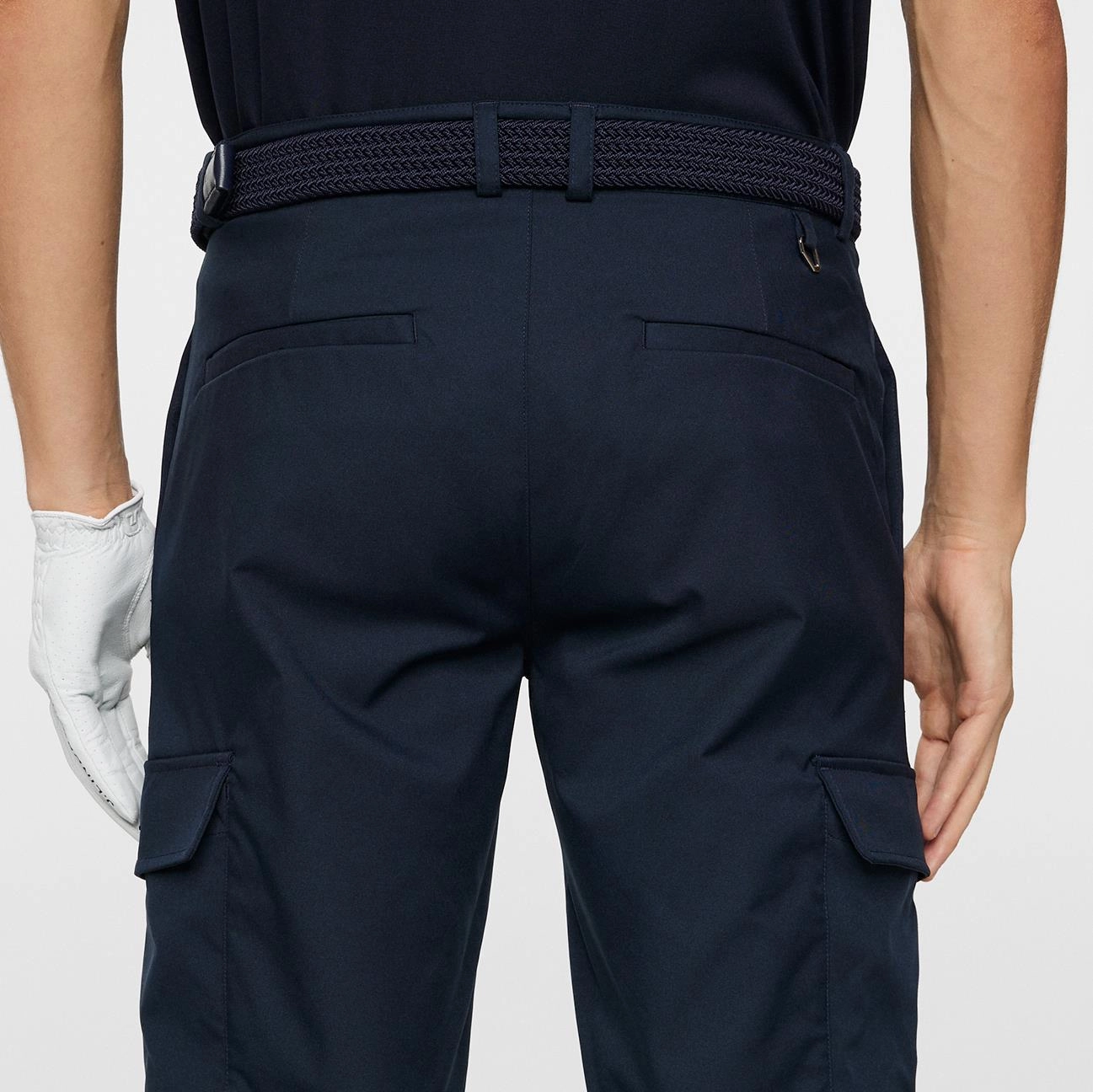 Aksel Soft Twill Cargo Trousers JL Navy J.Lindeberg Golfwear for Men