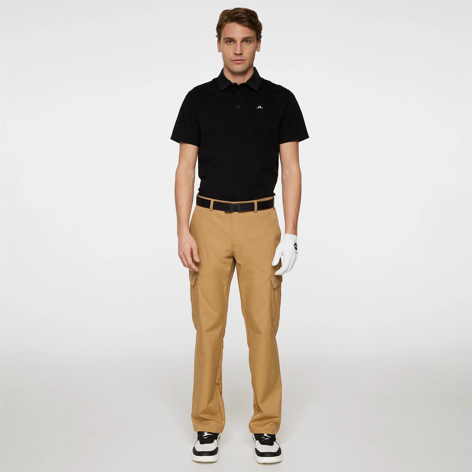 Aksel Soft Twill Cargo Trousers Tigers Eye J.Lindeberg Golfwear for Men