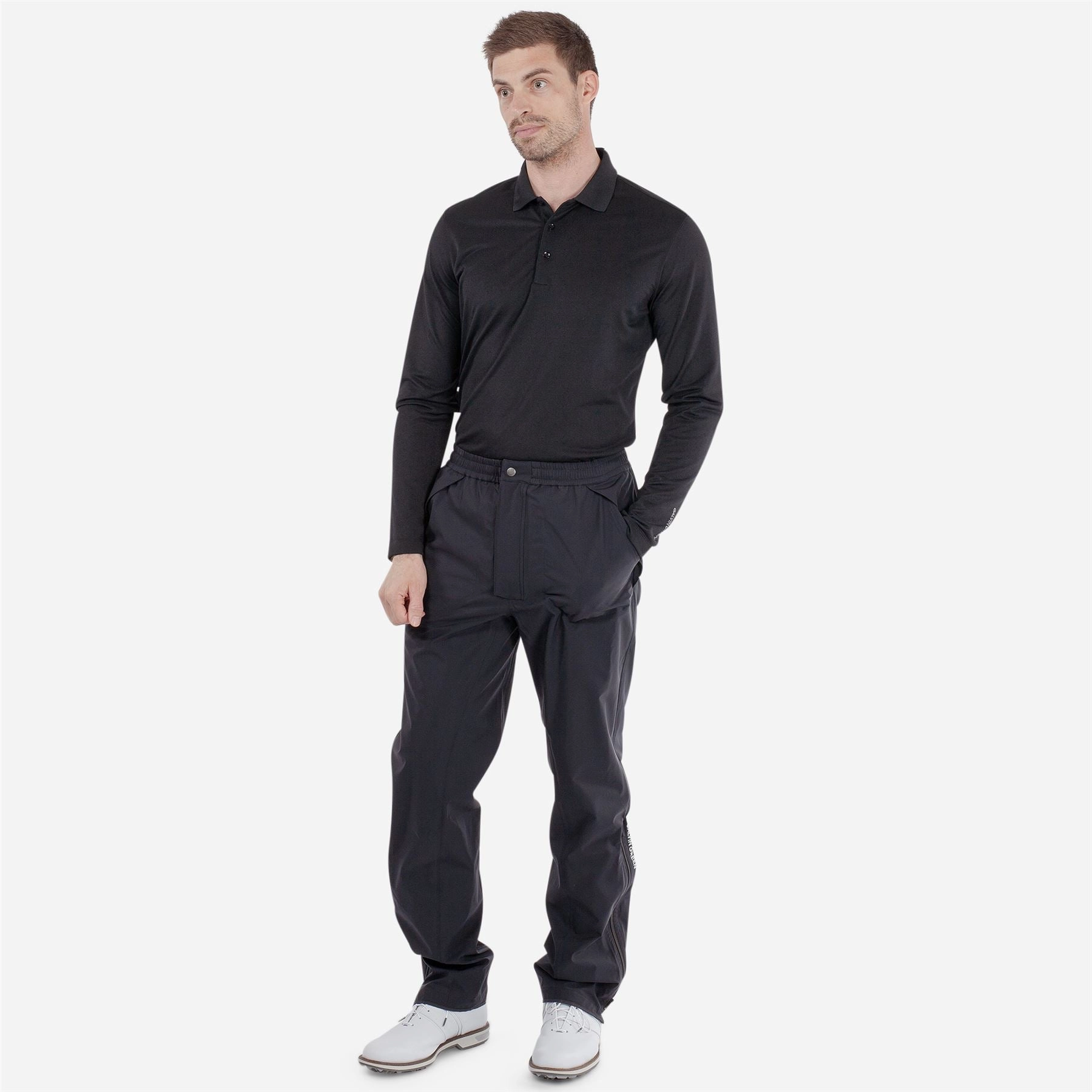 Alan PERTEX Waterproof Trousers Black Galvin Green Men's Apparel