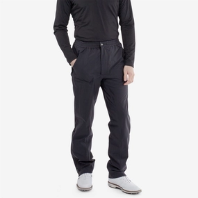 Alan PERTEX Waterproof Trousers Black Galvin Green men's golf outerwear
