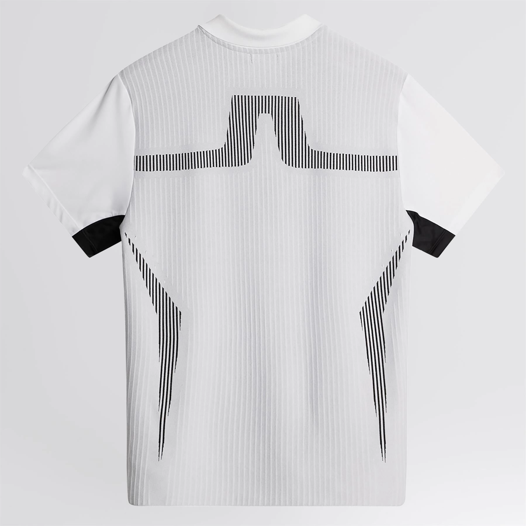 Aleks Hybrid Knit Polo White J.Lindeberg Golfwear for Men