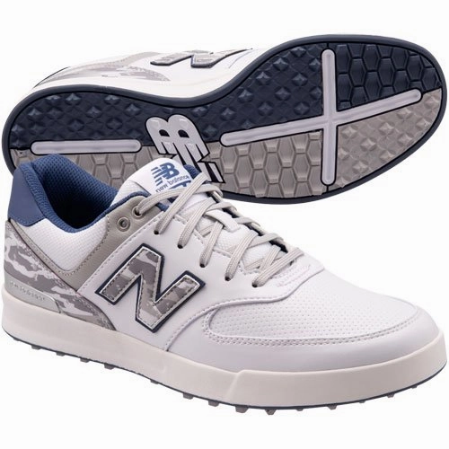 Classic Athletic Look New Balance 574 Greens Spikeless Golf Shoes All-Day Wear Shoes
