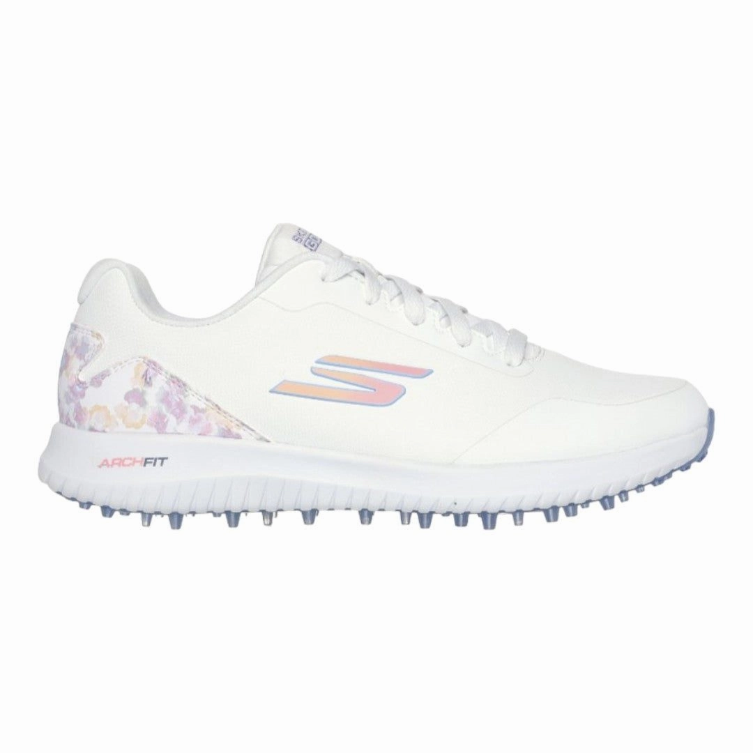 All Comfort Skechers Ladies Go Golf Max 3 Golf Shoes 123080 Sole Motion Profile View Of Shoes