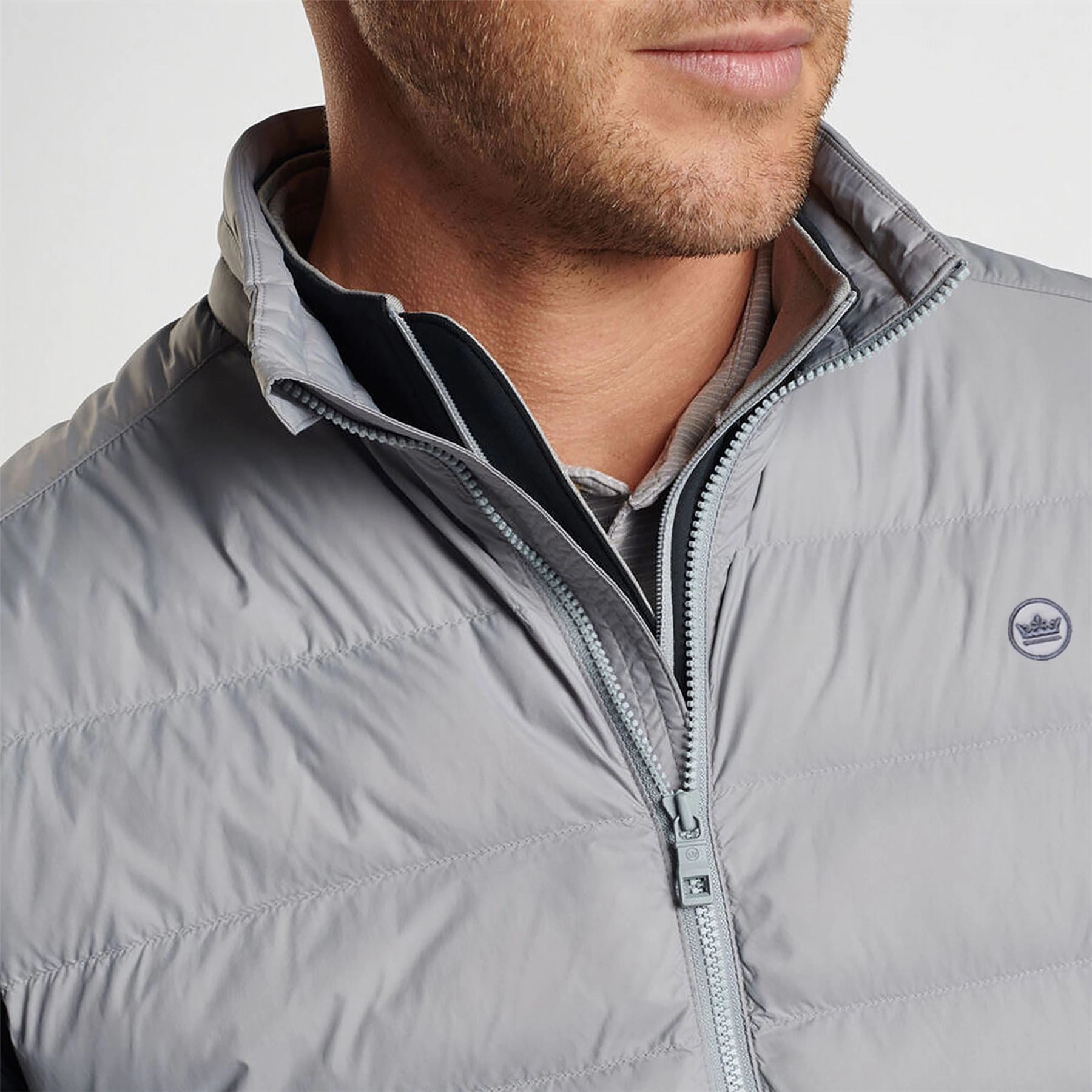 All Course Vest Gale Grey Peter Millar Menswear Collection