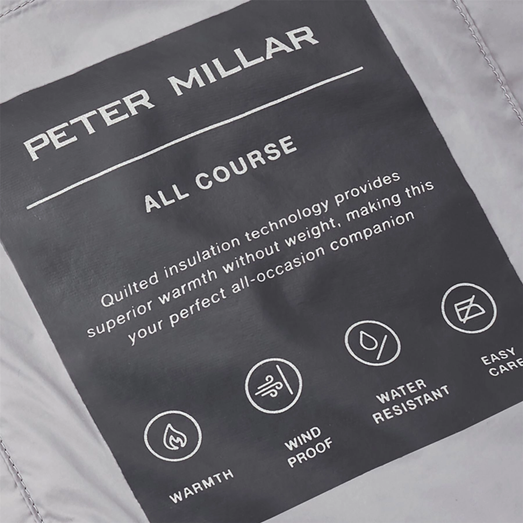 All Course Vest Gale Grey Peter Millar Menswear Collection