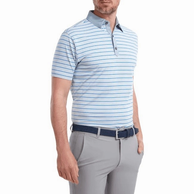women's softshell coat, women's casual skirt FootJoy Accented Stripe Golf Shirt 88369