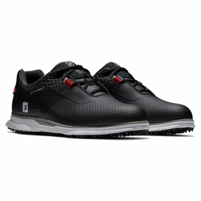 All Season Sneakers FootJoy Pro|SL Sport Golf Shoes 53860 Black/Red (Previous Season Style) Minimalist Running Shoes Classic Design Sneakers, Classic Low Tops, Versatile Trainers