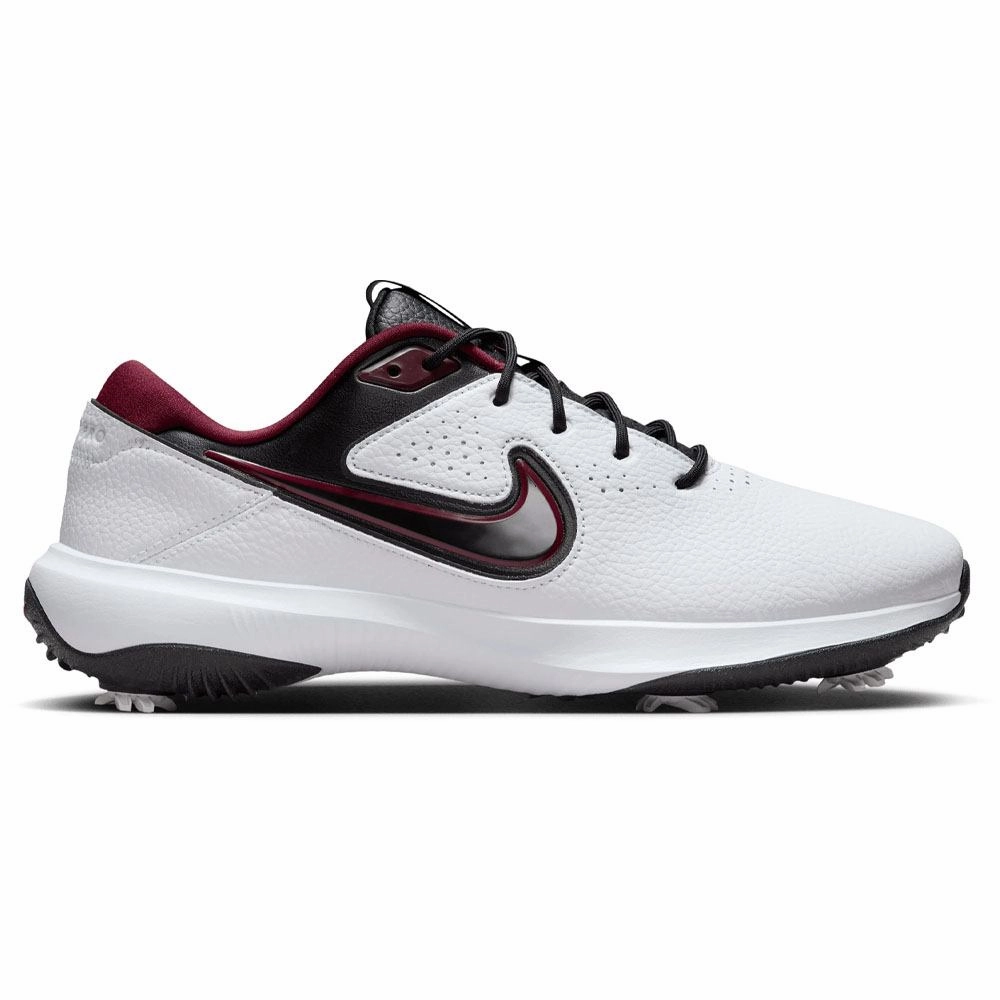 On-Feet Lifestyle Shot, Stylish Walking Shoes All Season Sneakers Nike Victory Pro 3 Golf Shoes White/Black/Lightning/Team Red - FW24 Unisex True Comfort