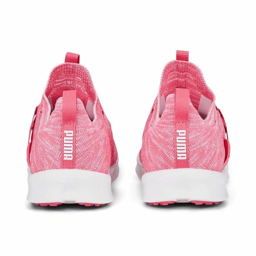 Seamless Upper Shoes Puma Ladies Laguna Fusion Knit Golf Shoes 376082
