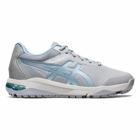 All Terrain Asics Women's Gel-Course Ace Golf Shoes Grey/Arctic Sky Ease Flow Slip Resistant Shoes, Seamless Design Shoes, Molded Footbed Shoes
