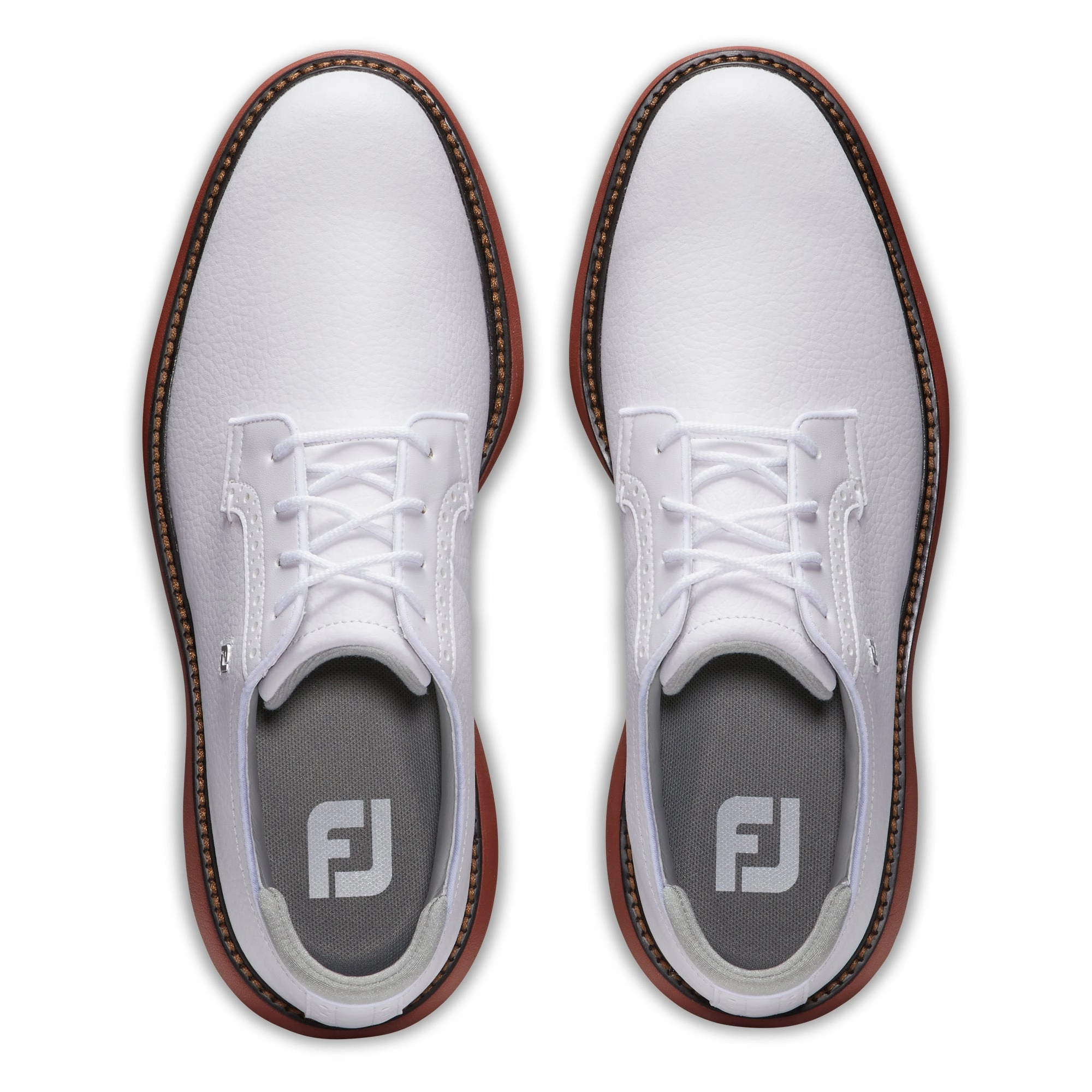 Molded Footbed Shoes, Orthopedic Shoes, Stretchable Shoes FootJoy Traditions Blucher Golf Shoes 57946