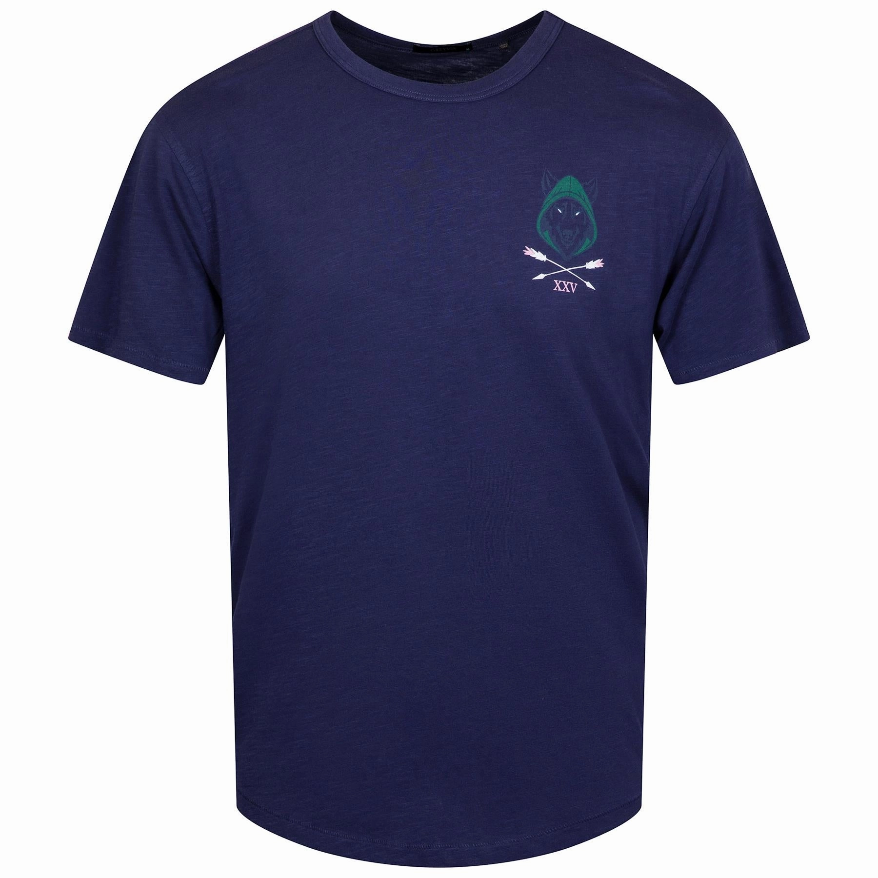 Alpha Slub T-Shirt Maltese Blue Greyson men's premium golf clothing