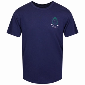 Alpha Slub T-Shirt Maltese Blue Greyson men's premium golf clothing