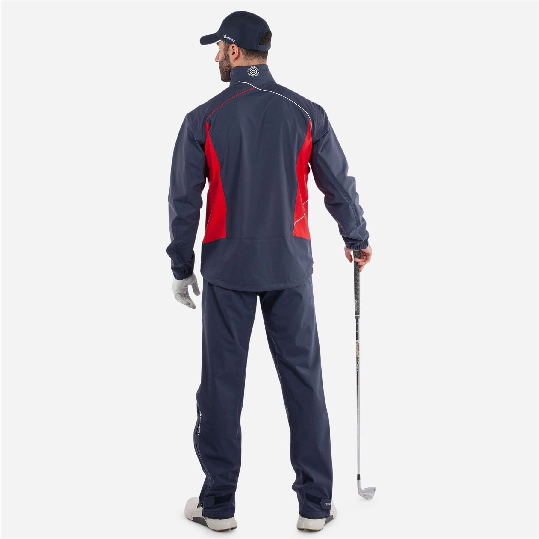 Ames PERTEX Waterproof Jacket Navy/Red Galvin Green Men's Apparel