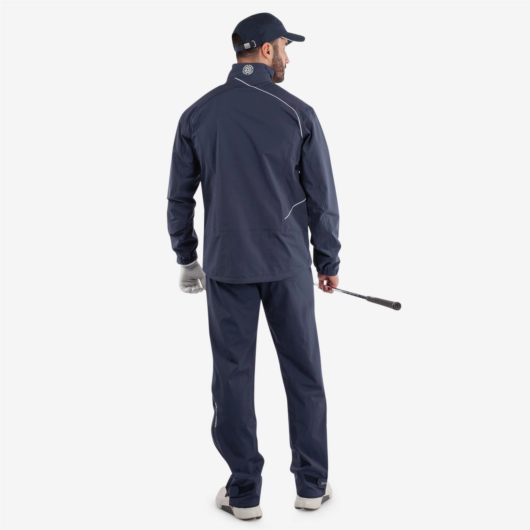 Ames PERTEX Waterproof Jacket Navy/White Galvin Green Men's Apparel
