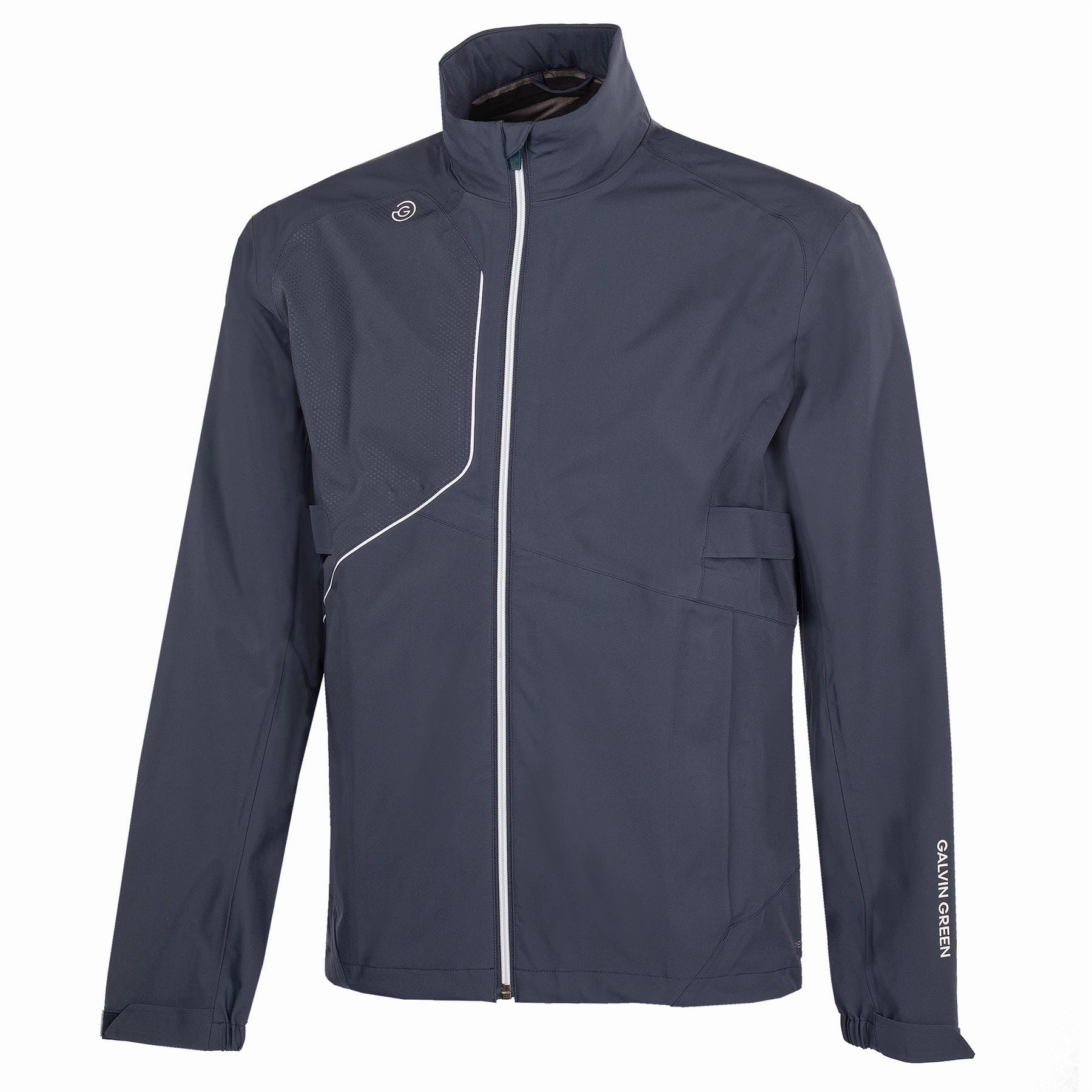 Ames PERTEX Waterproof Jacket Navy/White Galvin Green Men's Apparel