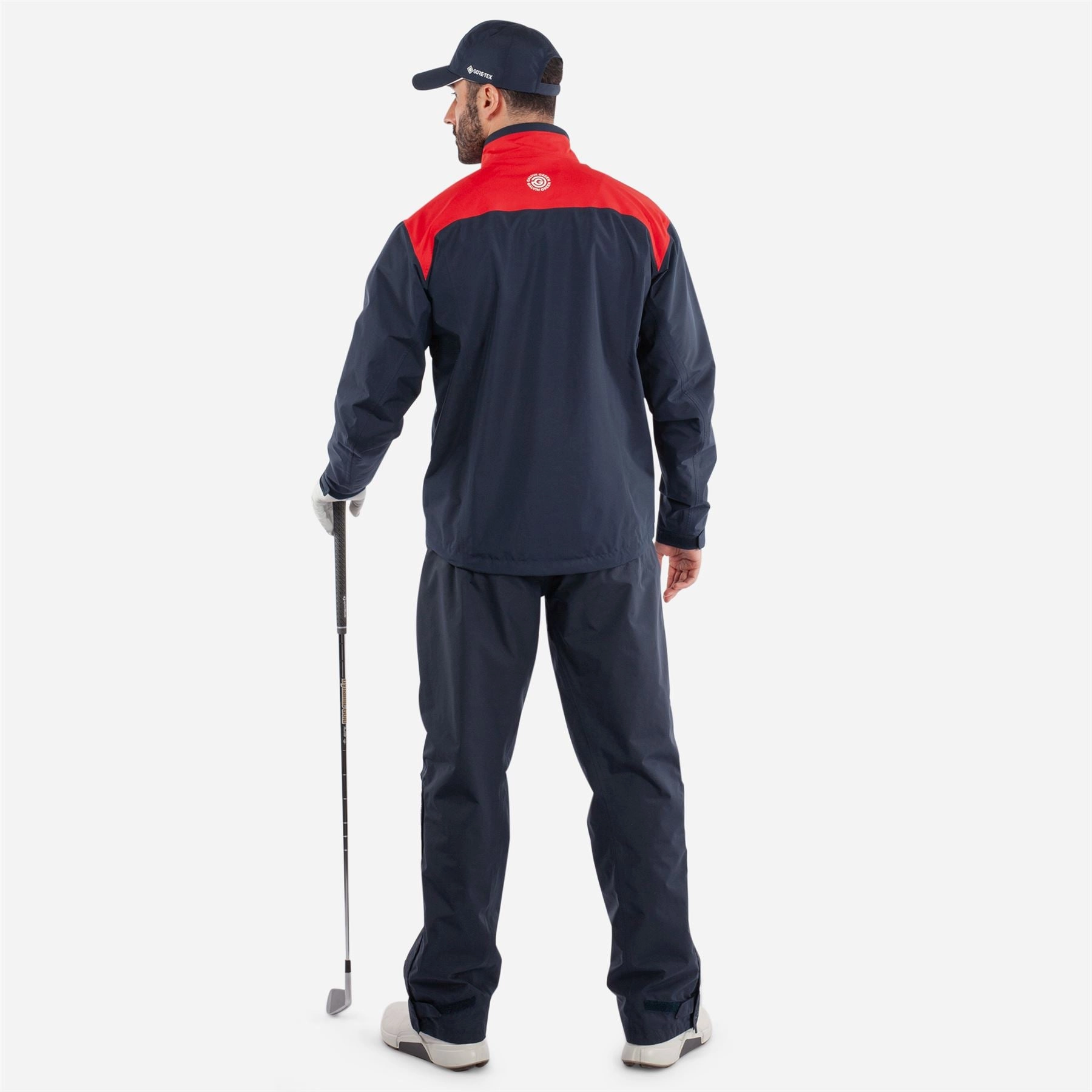 Anton GORE-TEX Waterproof Jacket Navy/Red Galvin Green Men's Apparel