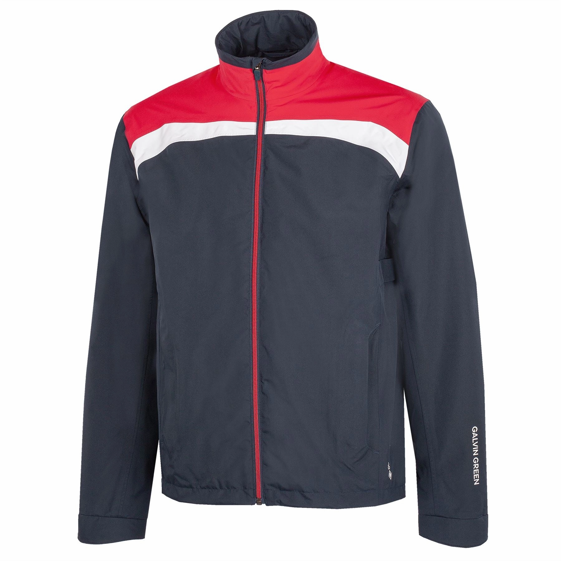 Anton GORE-TEX Waterproof Jacket Navy/Red Galvin Green Men's Apparel