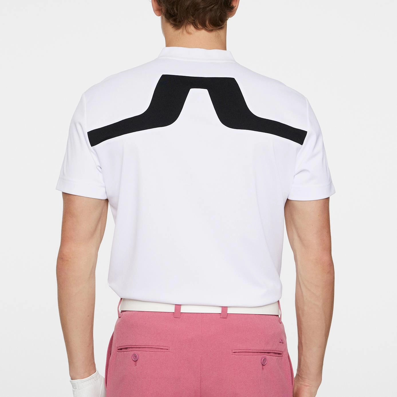 Anton Polo White J.Lindeberg Golfwear for Men