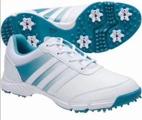 Slip Resistant Shoes Arch Support Shoes New Adidas Women's Tech Response Golf Shoes White/Teal Size 8.5 MSP$ City Walk Shoes Cushioned Sneakers