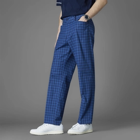 Archive Plaid Trousers Night Indigo/Royal Blue Adidas sportswear for men