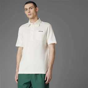 Archive Pocket Polo Chalk White Adidas sportswear for men