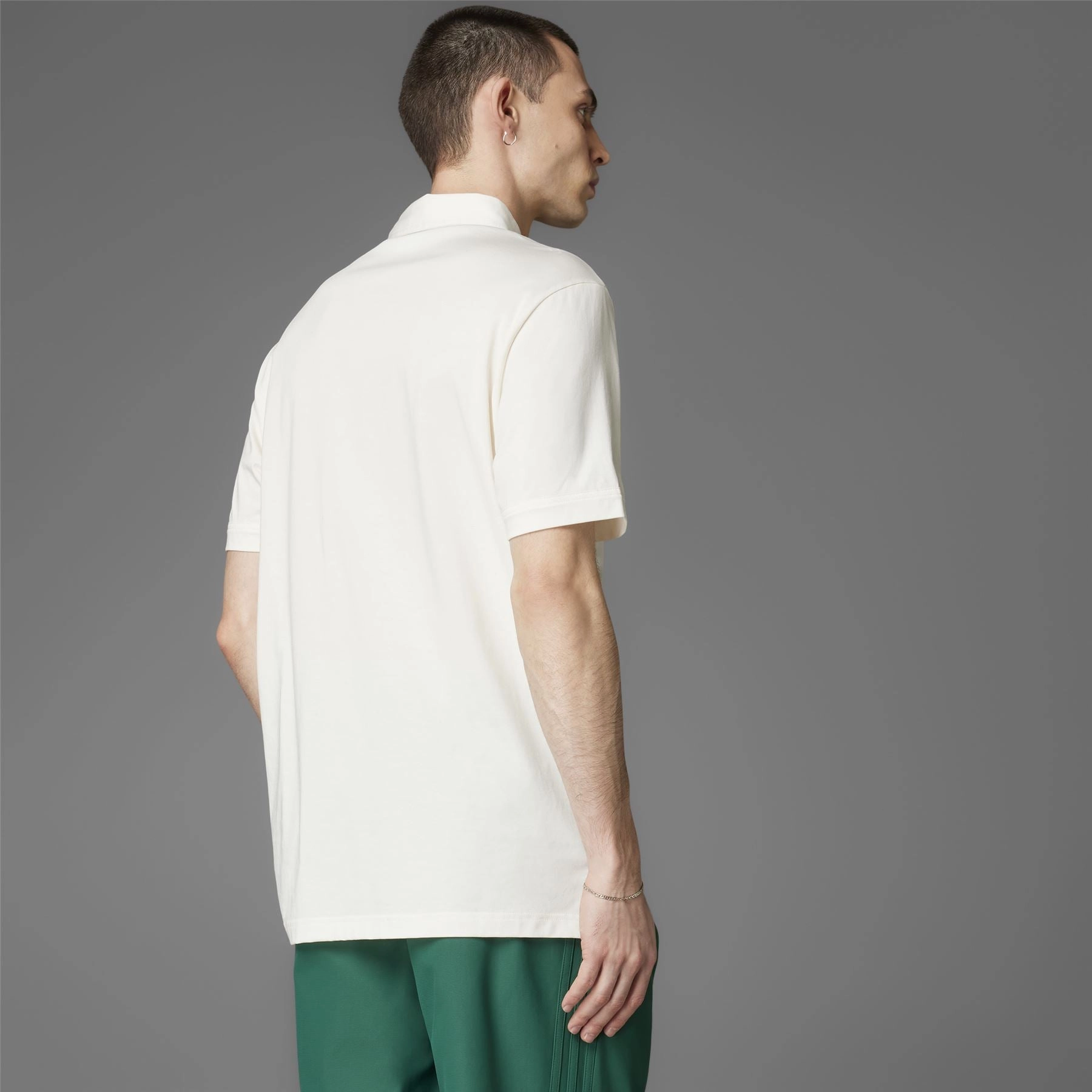 Archive Pocket Polo Chalk White Adidas Men's Apparel