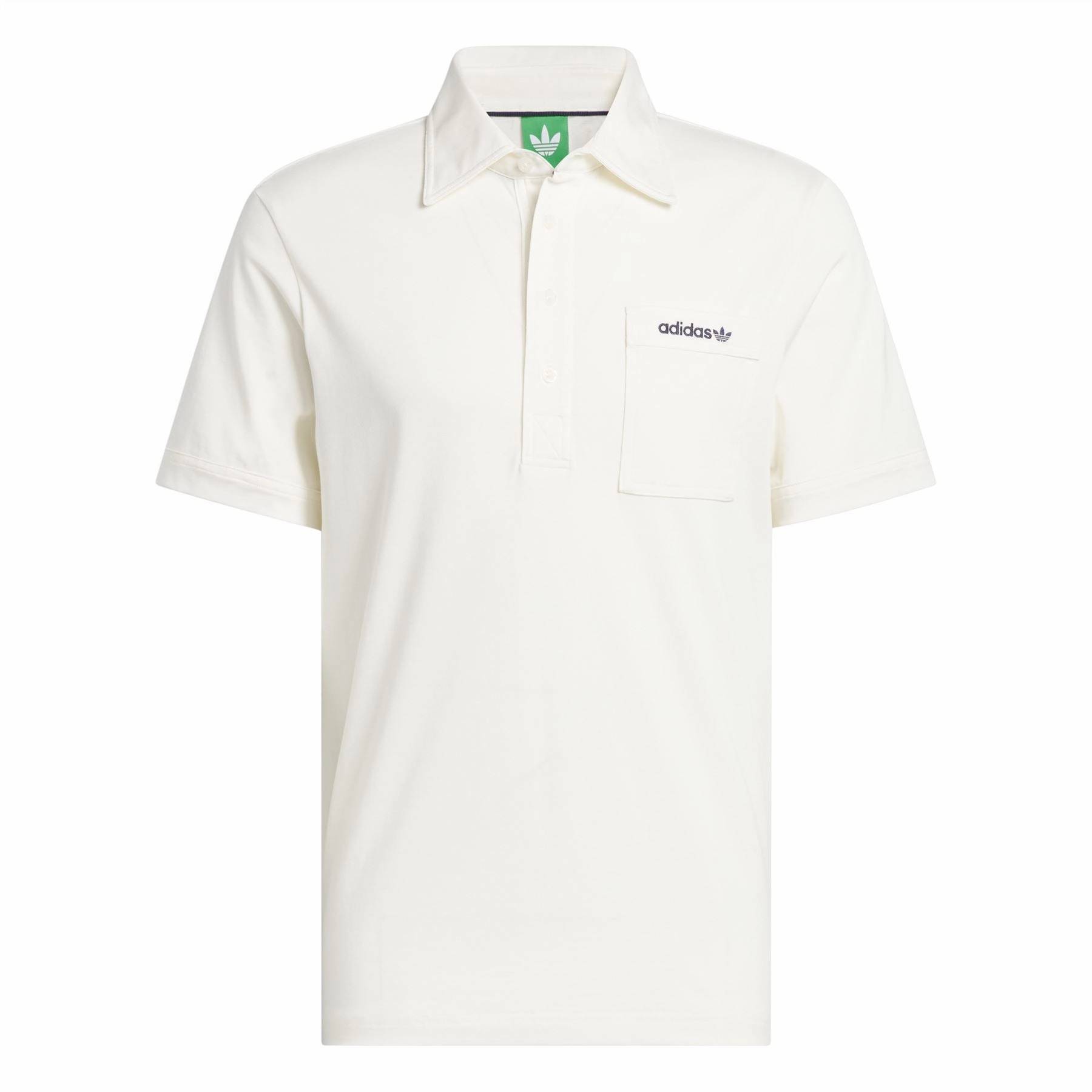 Archive Pocket Polo Chalk White Adidas Men's Apparel
