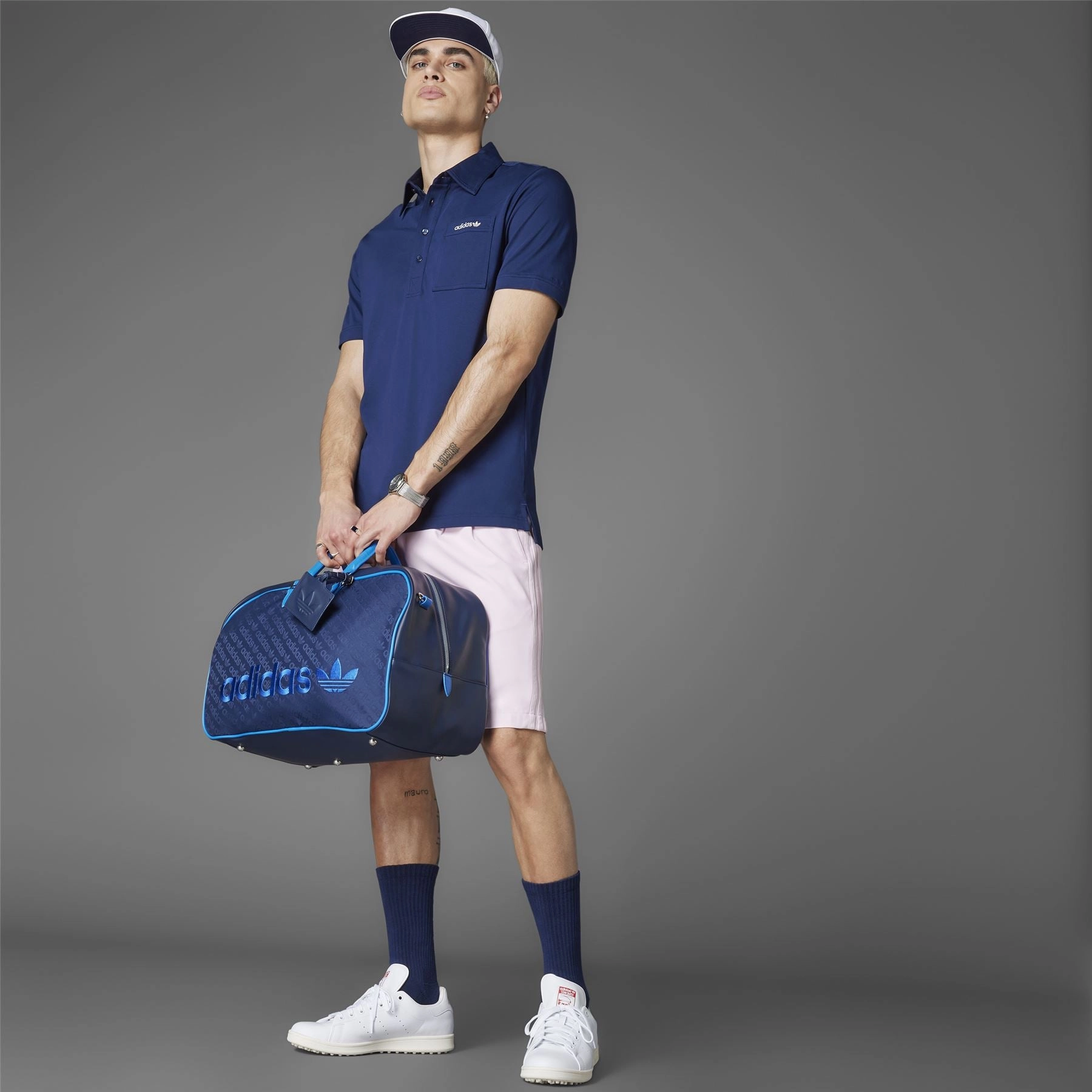Archive Pocket Polo Night Indigo Adidas Men's Apparel