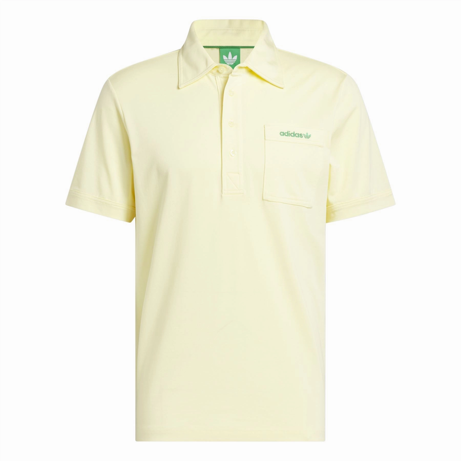 Archive Pocket Polo Yellow Adidas Men's Apparel