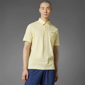 Archive Pocket Polo Yellow Adidas sportswear for men