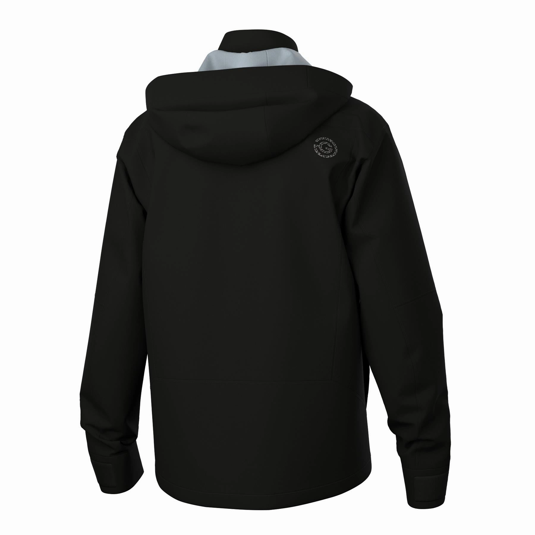 Argus CONCEPT Hooded Waterproof Jacket Black/White Galvin Green Men's Apparel
