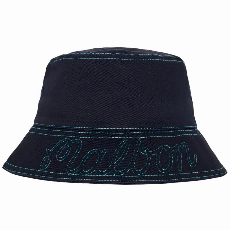 Artigianale Bucket Hat Navy Malbon Men's Golf Lifestyle Wear