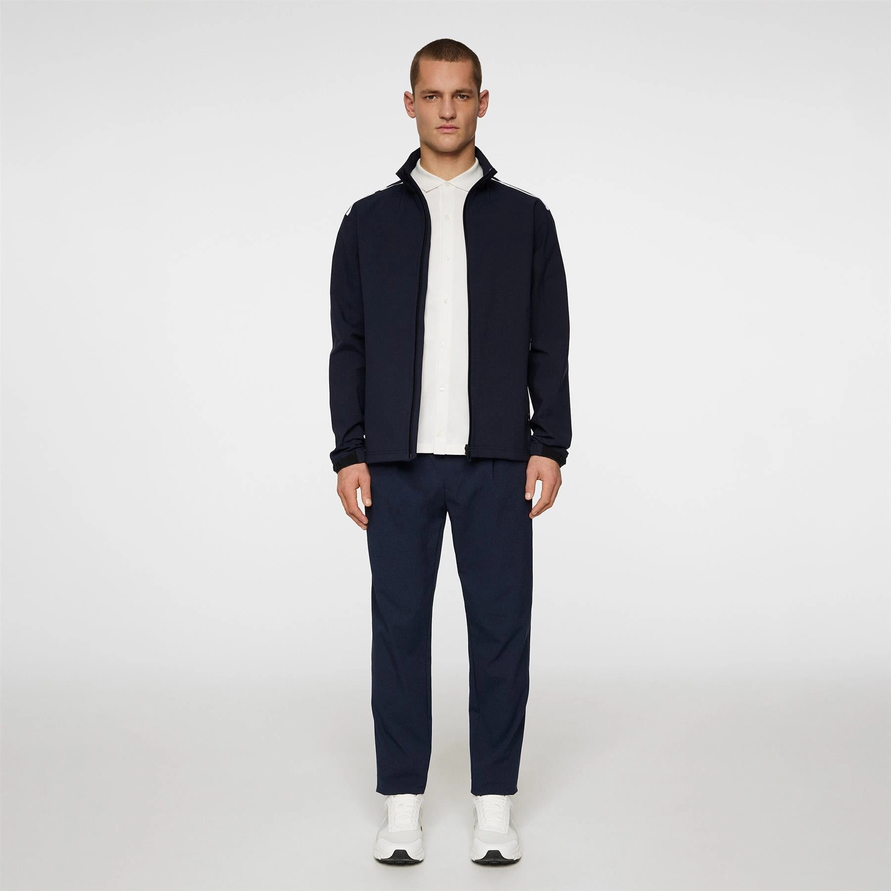 Arvid 2L Stretch Rain Jacket JL Navy J.Lindeberg Golfwear for Men