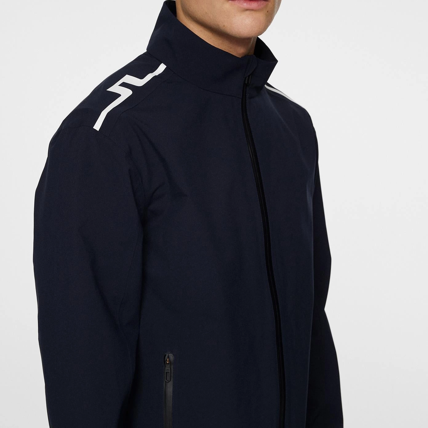 Arvid 2L Stretch Rain Jacket JL Navy J.Lindeberg Golfwear for Men