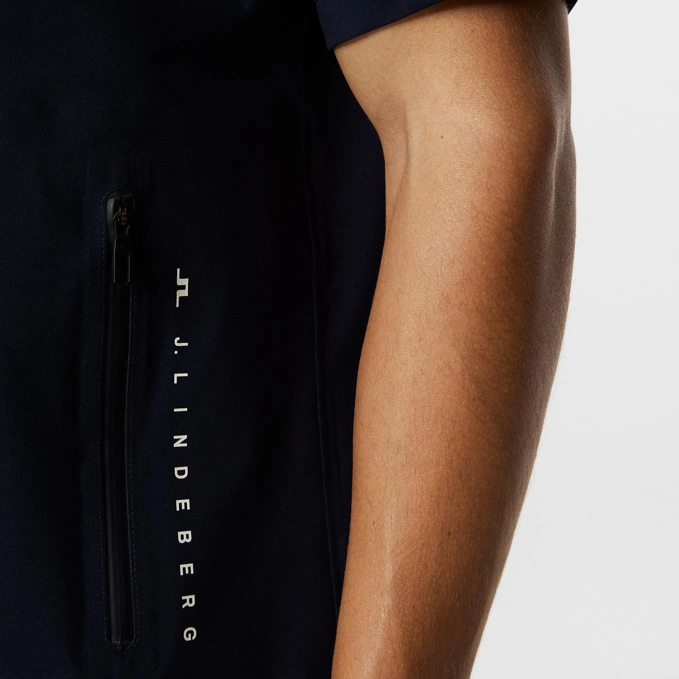 Arvid SS 2L Stretch Rain Shirt JL Navy J.Lindeberg Golfwear for Men