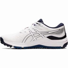 Asics Gel-Kayano Ace Men's Golf Shoe - White/White Mens spikeless golf shoes