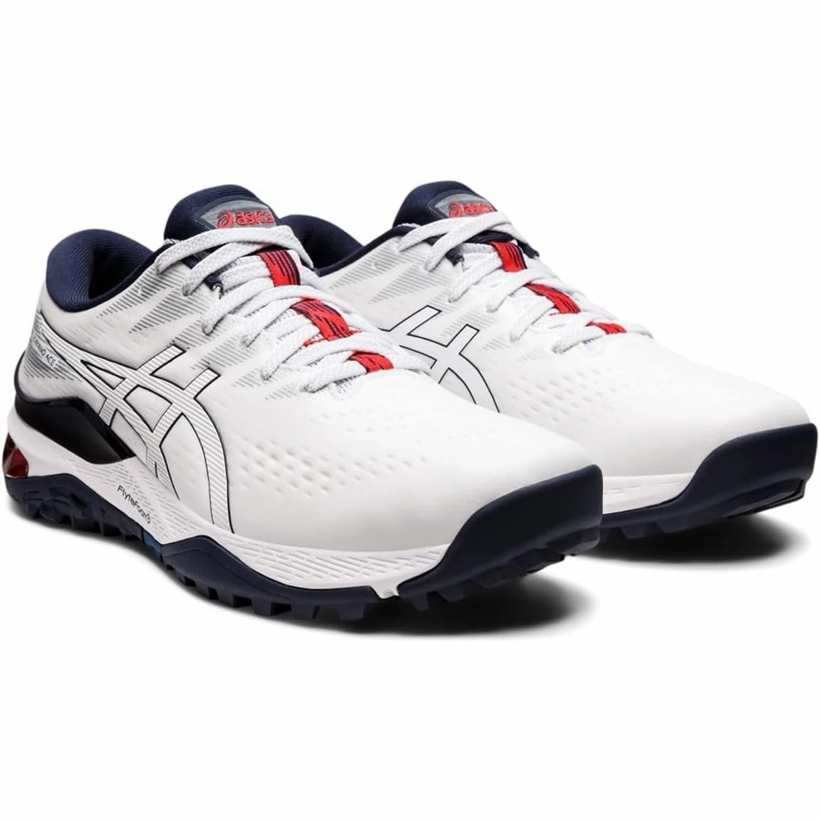 Asics Gel-Kayano Ace Men's Golf Shoe - White/White Men's Spikeless Golf Shoes