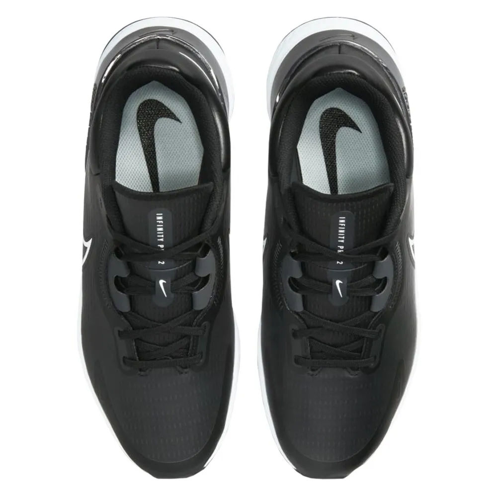Stylish Sneakers On White Nike Infinity Pro 2 Spikeless Golf Shoes Dark Smoke Gray/White/Black/Igloo - FW23 Men Durable Construction Shoes