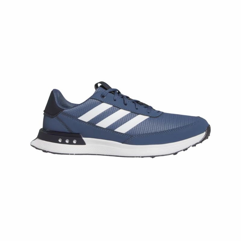 Athletic Knit Sneakers Adidas Men's S2G 24 Spikeless Golf Shoes- Preloved Ink/White/Legend Ink All-Weather Trail Shoes Comfort Sandals, Close-Up Of Sneakers, Trendy Shoes