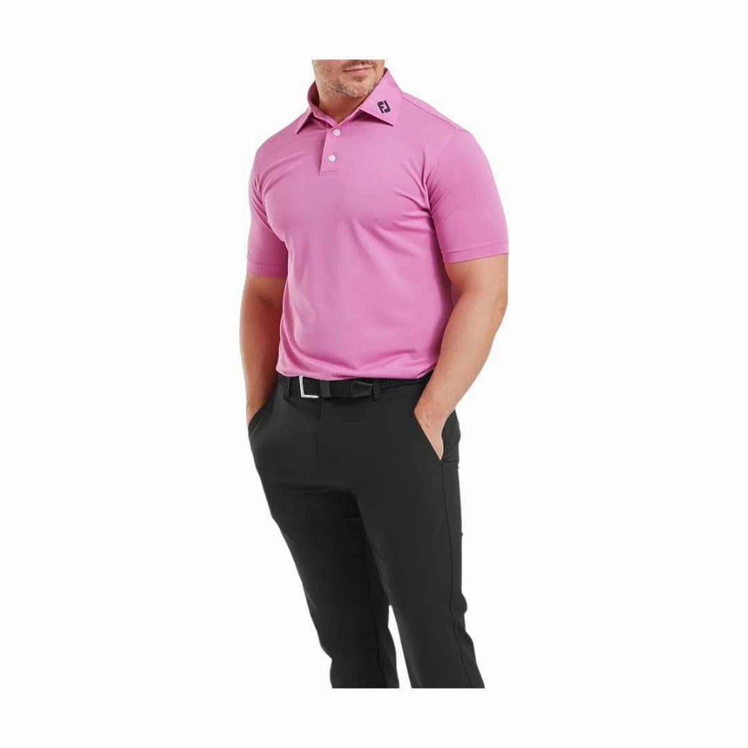 men's outerwear FootJoy Stretch Pique Solid Golf Polo Shirt 31939