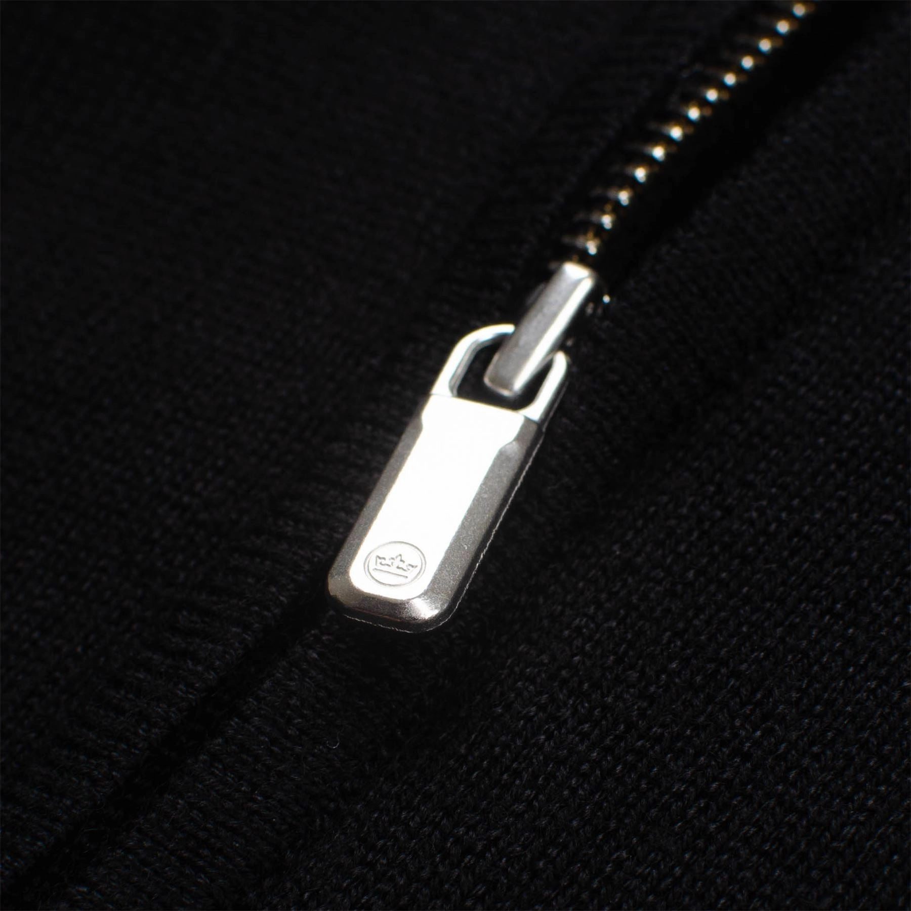 Autumn Crest Quarter Zip Knit Black Peter Millar Menswear Collection