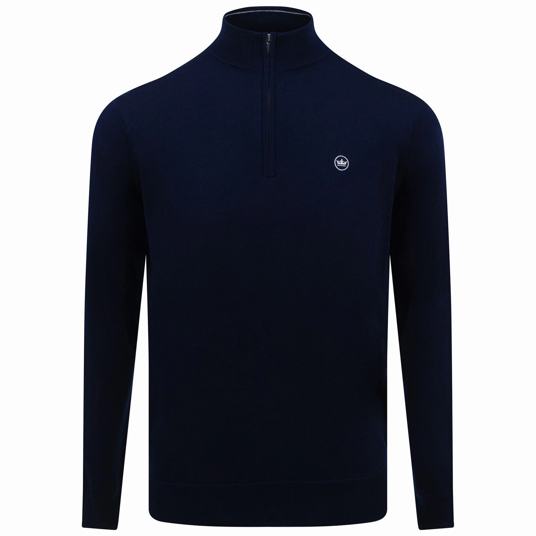 Autumn Crest Quarter Zip Knit Navy Peter Millar clothing for men