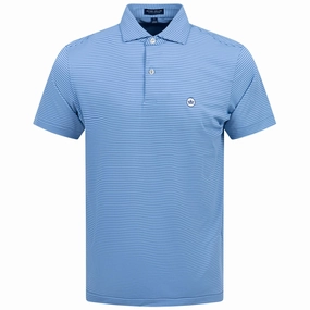 Ballad Performance Jersey Polo Fountain Blue Peter Millar clothing for men